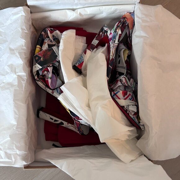 Authentic Christian Louboutin Crosse Du Dessert Size 36.5 - Picture 3 of 8